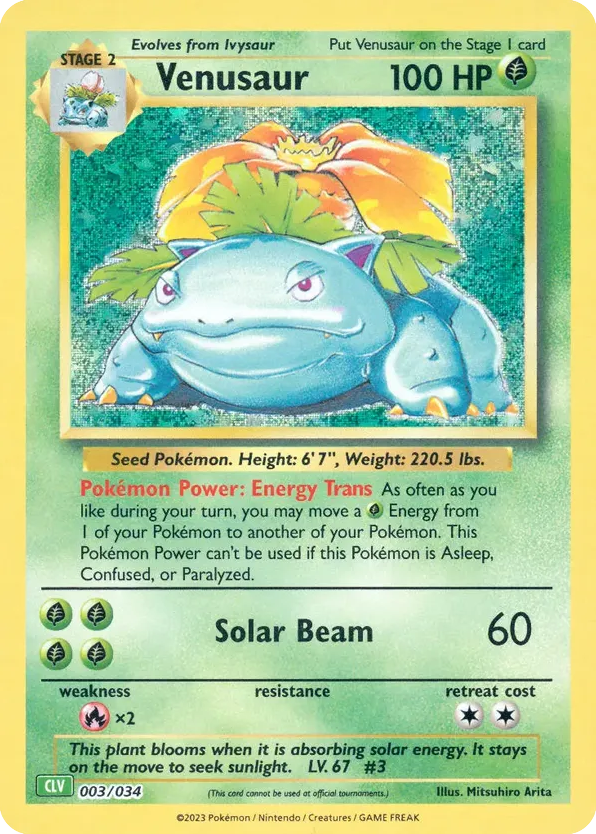 Pokémon TCG Classic - Venusaur