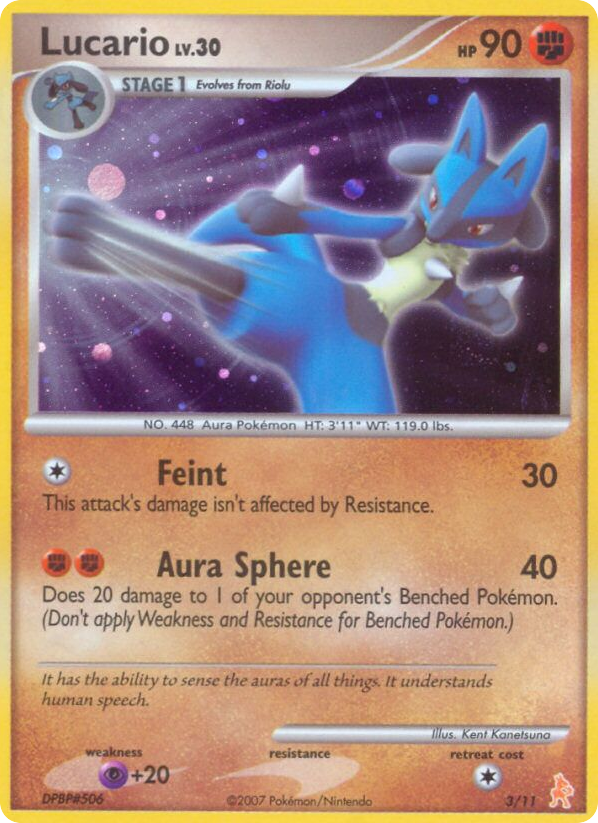 DP Trainer Kit Lucario
