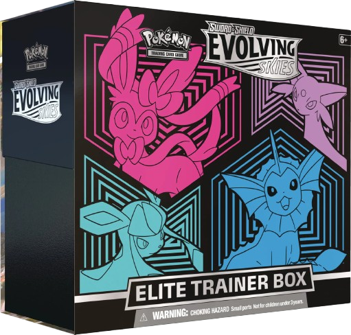 Evolving Skies Elite Trainer Box - Glaceon/Vaporeon/Sylveon/Espeon