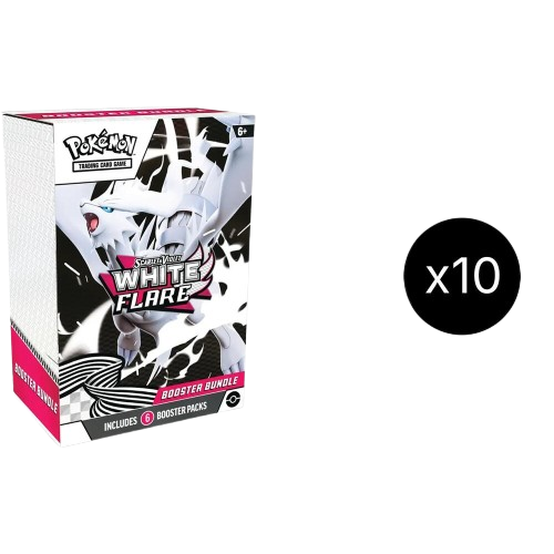 White Flare Booster Bundle Display